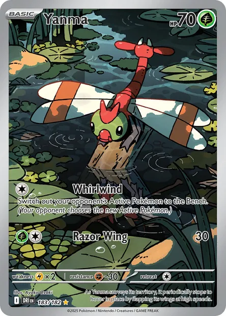 Yanma, Pokémon card DRI 183 — Destined Rivals set
