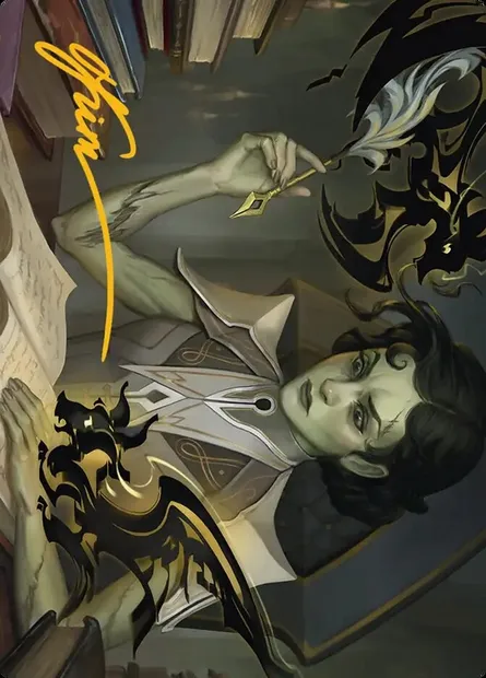 Eternal Student // Eternal Student, Magic card ASOS 11 — Secrets of Strixhaven Art Series set