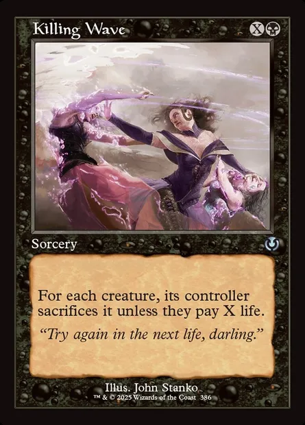 Killing Wave, Magic card INR 386 — Innistrad Remastered set