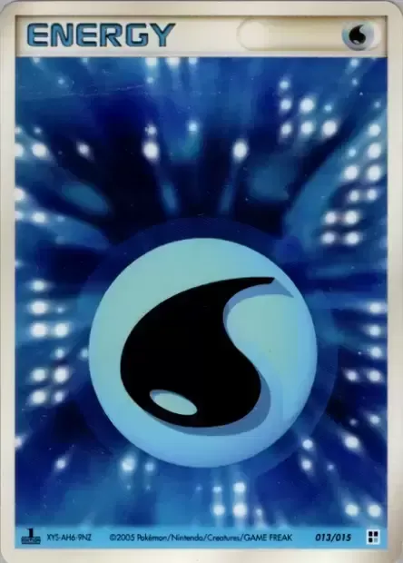 Énergie Eau, carte Pokémon W-QCP 013 — extension Water Quick Construction Pack