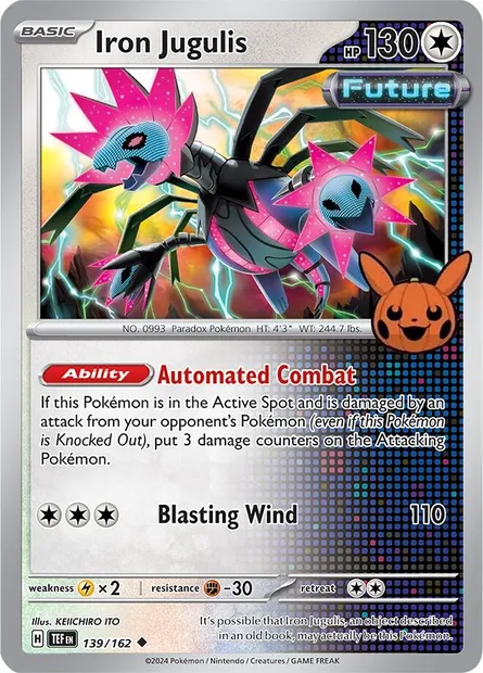 Têtes-de-Fer, carte Pokémon TOT24 139 — extension Trick or Trade 2024