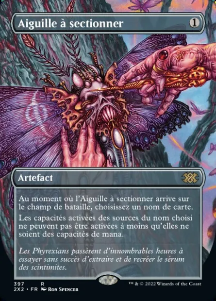 Aiguille à sectionner, carte Magic 2X2 397 — extension Double Masters 2022
