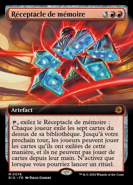 Réceptacle de mémoire, carte Magic BIG 78 — extension The Big Score