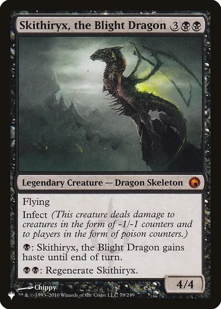 Skithiryx, the Blight Dragon, Magic card PLST SOM-79 — The List set