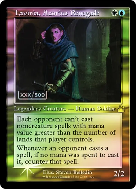 Lavinia, Azorius Renegade, Magic card RVR 370z — Ravnica Remastered set