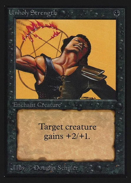 Unholy Strength, Magic card CEI 132 — Intl. Collectors' Edition set