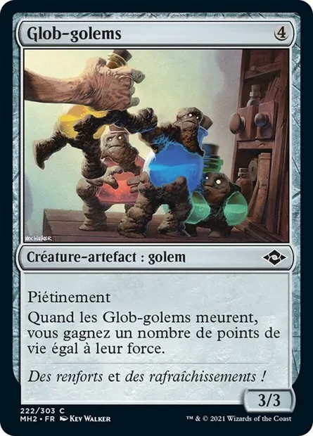 Glob-golems, carte Magic MH2 222 — extension Horizons du Modern 2