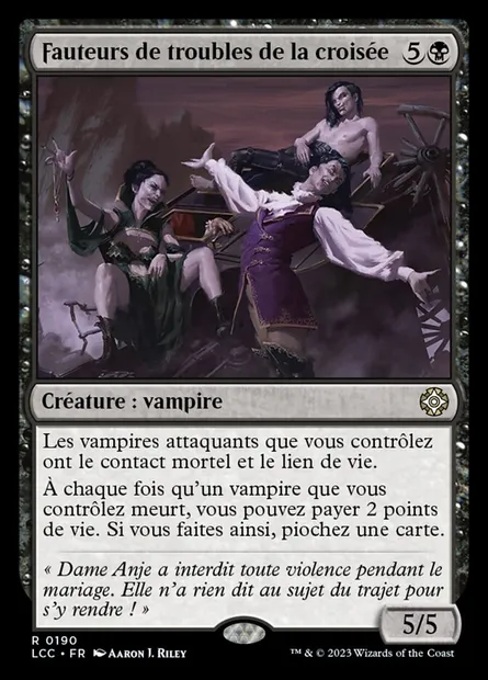 Fauteurs de troubles de la croisée, carte Magic LCC 190 — extension The Lost Caverns of Ixalan Commander