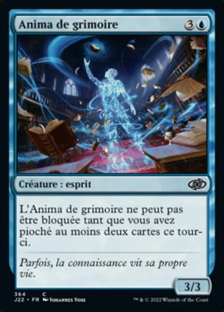 Anima de grimoire, carte Magic J22 364 — extension Jumpstart 2022