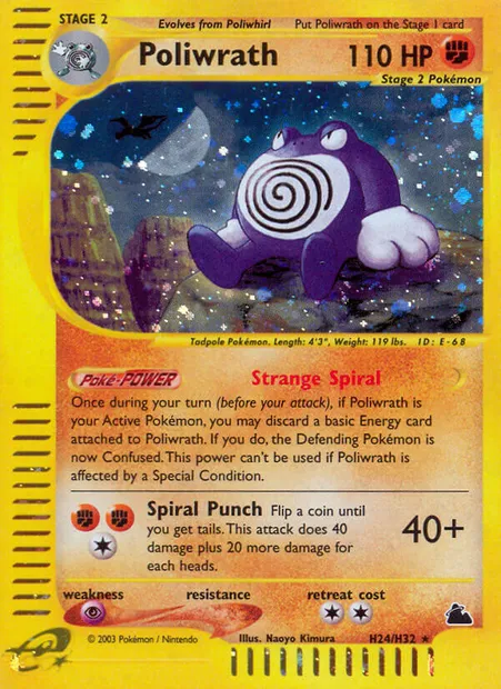 Tartard, carte Pokémon SK H24 — extension Skyridge