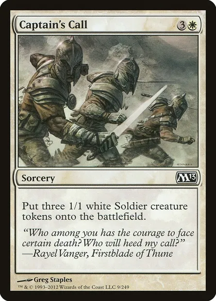 Captain's Call, Magic card M13 9 — Magic 2013 set