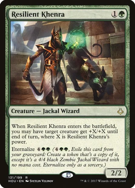 Resilient Khenra, Magic card HOU 131 — Hour of Devastation set