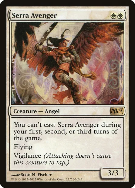 Serra Avenger, Magic card M13 33 — Magic 2013 set