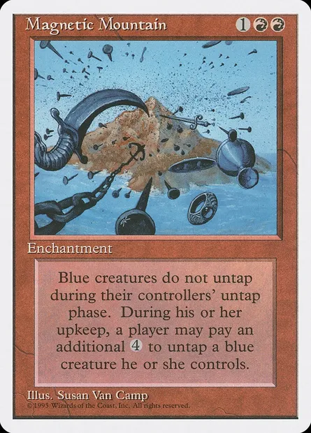 Magnetic Mountain, Magic card 4ED 209 — Fourth Edition set