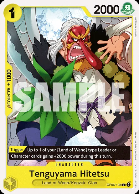Tenguyama Hitetsu, carte One Piece OP06-108 — extension ONE PIECE CARD THE BEST