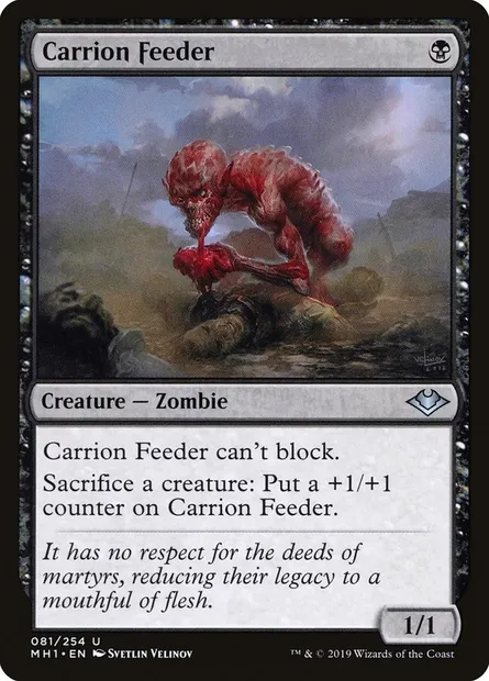 Carrion Feeder, Magic card MH1 81 — Modern Horizons set