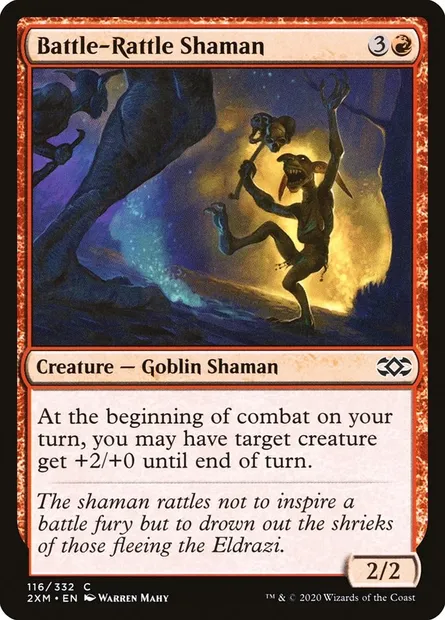 Battle-Rattle Shaman, Magic card 2XM 116 — Double Masters set