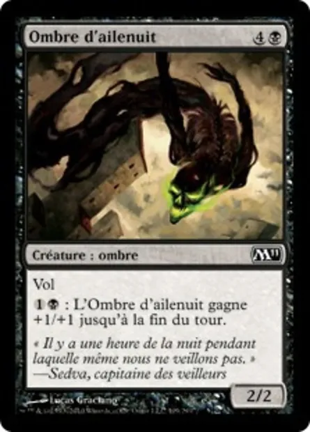 Ombre d'ailenuit, carte Magic M11 109 — extension Magic 2011