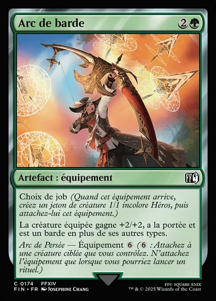 Arc de barde, carte Magic FIN 174 — extension Final Fantasy