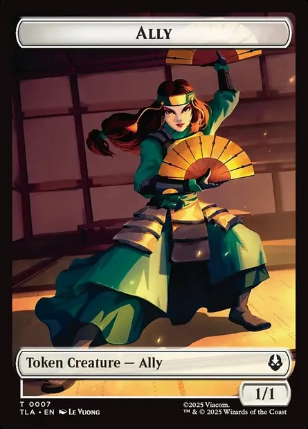 Ally, Magic card TTLA 7 — Avatar: The Last Airbender Tokens set
