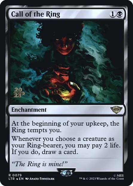 Appel de l'Anneau, carte Magic PLTR 79s — extension Tales of Middle-earth Promos