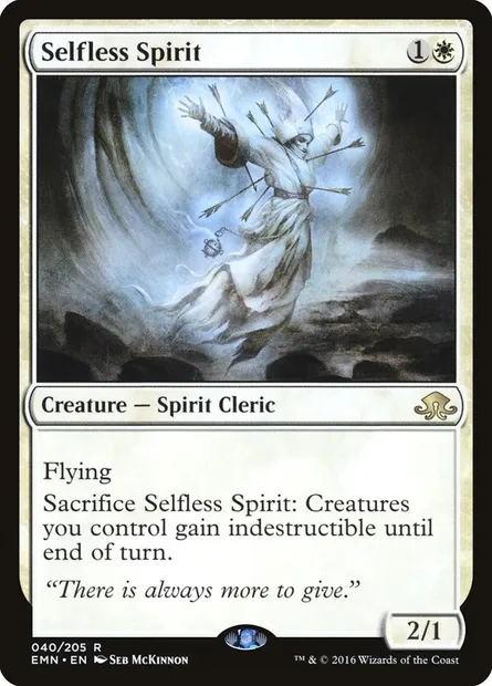 Selfless Spirit, Magic card EMN 40 — Eldritch Moon set