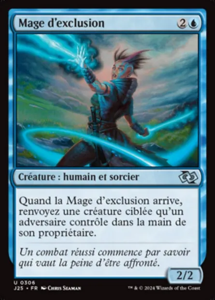 Mage d'exclusion, carte Magic J25 306 — extension Foundations Jumpstart