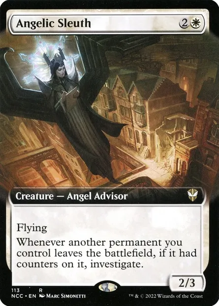 Angelic Sleuth, Magic card NCC 113 — New Capenna Commander set