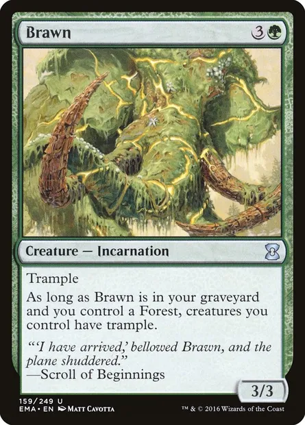 Brawn, Magic card EMA 159 — Eternal Masters set