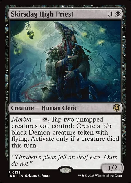 Skirsdag High Priest, Magic card INR 132 — Innistrad Remastered set