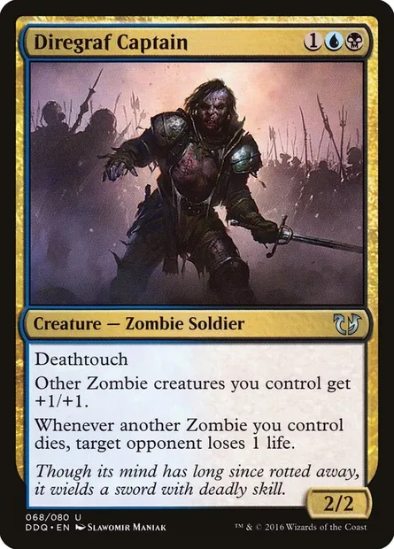 Diregraf Captain, Magic card DDQ 68 — Duel Decks: Blessed vs. Cursed set