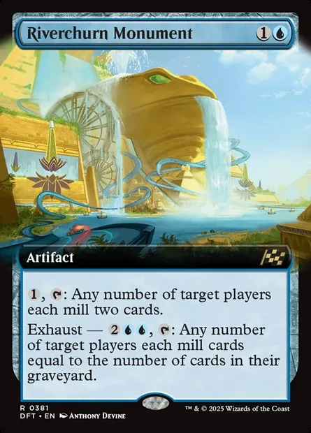Riverchurn Monument, Magic card DFT 381 — Aetherdrift set