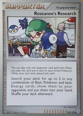 La recherche de Rose, carte Pokémon WCD09 125-3 — extension World Championship Decks 2009