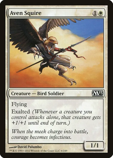 Aven Squire, Magic card M13 6 — Magic 2013 set