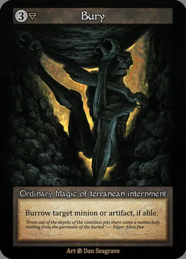 Bury, Sorcery card BET 198 — Beta set