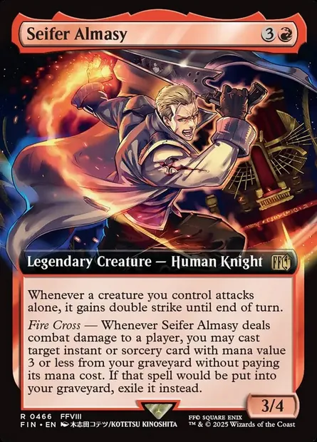 Seifer Almasy, Magic card FIN 466 — Final Fantasy set