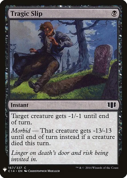 Fatale glissade, carte Magic PLST C14-167 — extension The List