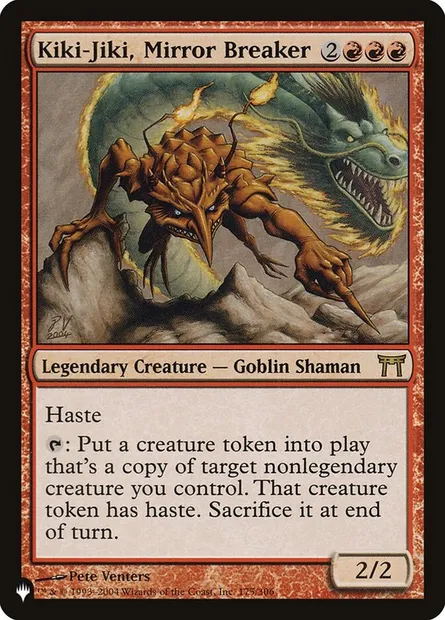 Kiki-Jiki, Mirror Breaker, Magic card PLST CHK-175 — The List set