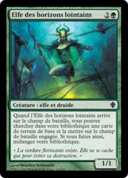 Elfe des horizons lointains, carte Magic C13 144 — extension Commander 2013