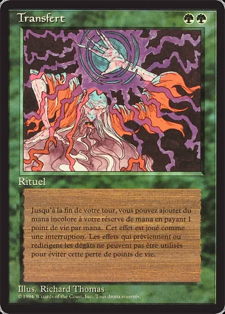 Transfert, carte Magic FBB 188 — extension Foreign Black Border