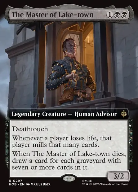 The Master of Lake-town, Magic card HOB 297 — The Hobbit set