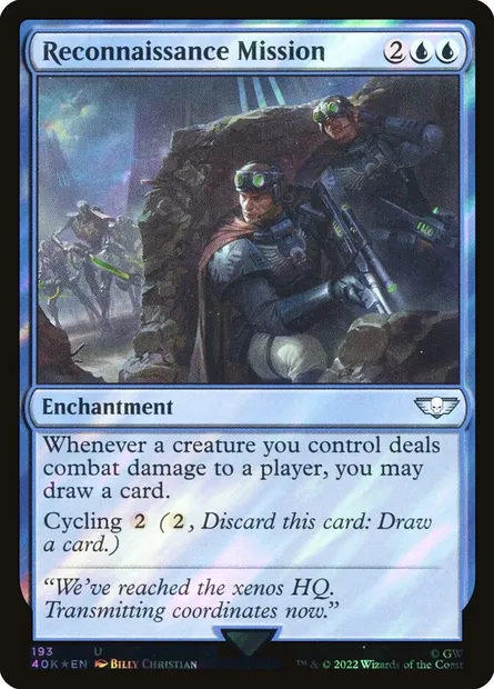 Reconnaissance Mission, Magic card 40K 193★ — Warhammer 40,000 Commander set
