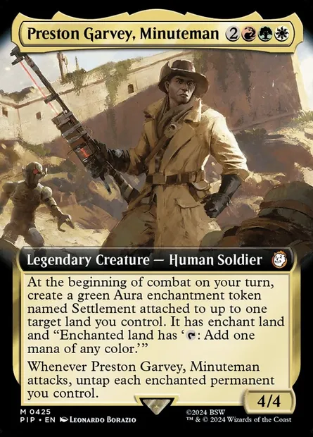 Preston Garvey, Minuteman, Magic card PIP 425 — Fallout set