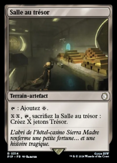 Salle au trésor, carte Magic PIP 314 — extension Fallout