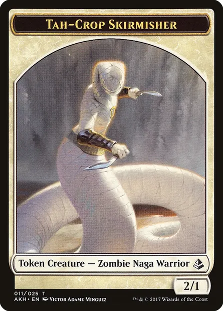 Tah-Crop Skirmisher, Magic card TAKH 11 — Amonkhet Tokens set