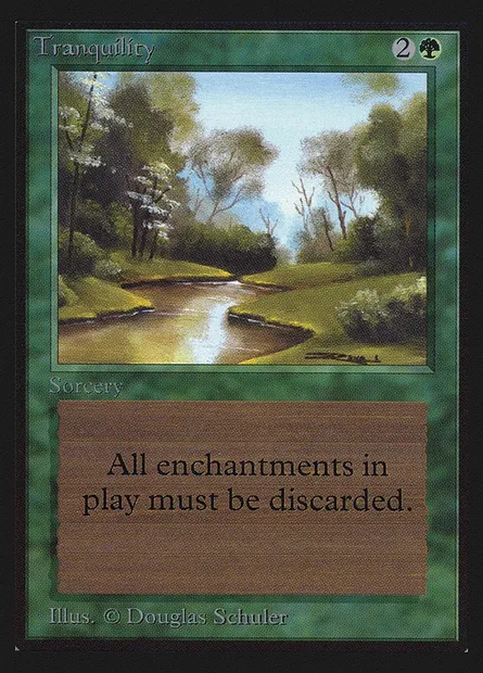 Tranquilité, carte Magic CEI 221 — extension Intl. Collectors' Edition