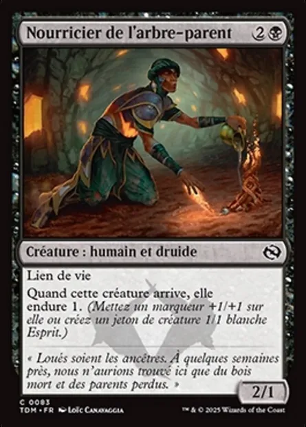 Nourricier de l'arbre-parent, carte Magic TDM 83 — extension Tarkir: Dragonstorm