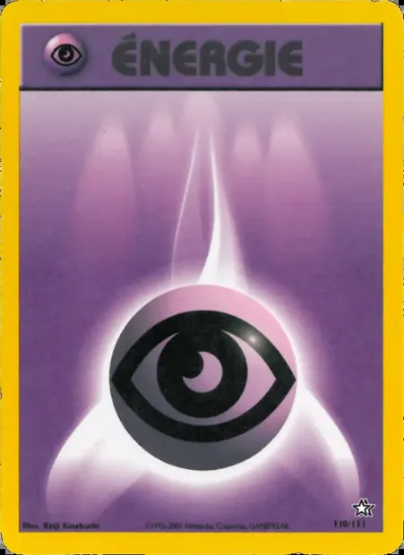 Énergie Psy, carte Pokémon NG 110 — extension Neo Genesis