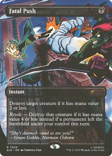 Fatal Push, Magic card SLD 7020 — Secret Lair Drop set