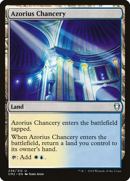 Azorius Chancery, Magic card CM2 236 — Commander Anthology Volume II set